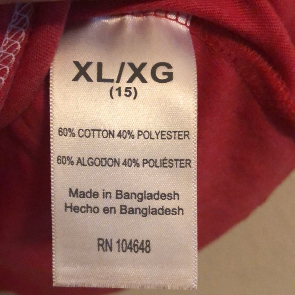 WISCONSIN Badgers XL Juniors top - Picture 5 of 6